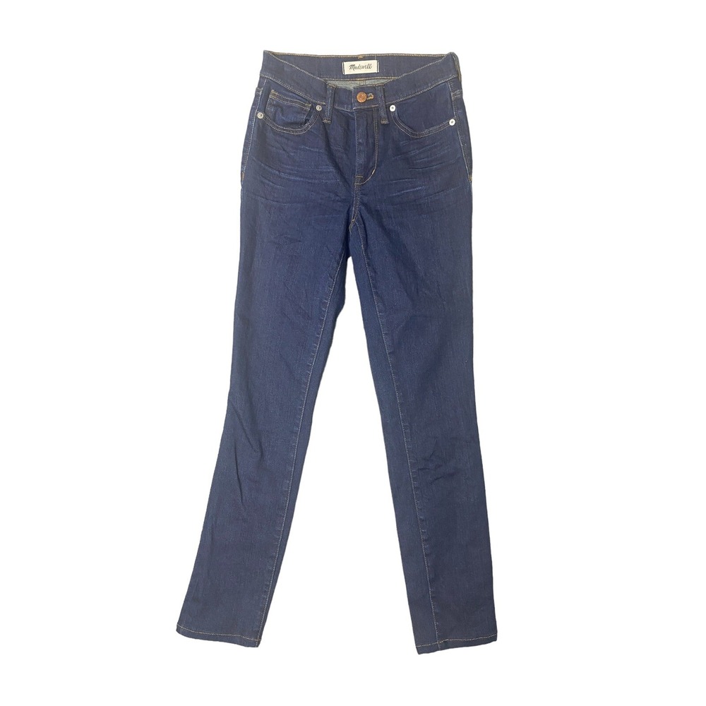Madewell 9" High Riser Skinny Skinny Jeans Whiskering Accents E1828 Size‎ 25T